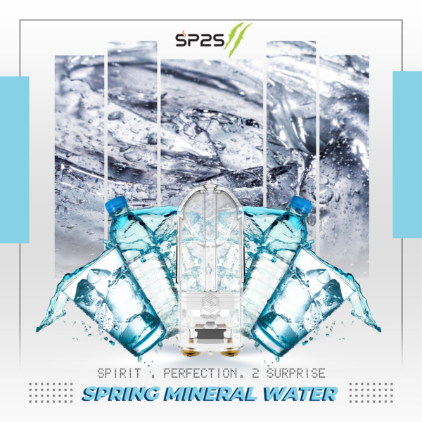 SP2S電子煙【冰矿泉水】SP2S透明煙彈 霧化菸彈 現貨速發