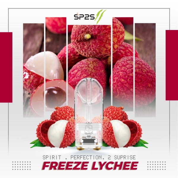 SP2S電子煙【荔枝味】SP2S透明煙彈 霧化菸彈 現貨速發