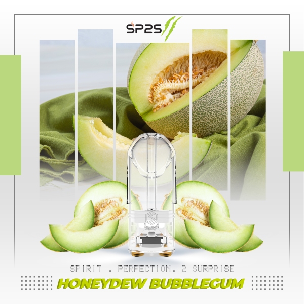 SP2S電子煙【蜜瓜味】SP2S透明煙彈 霧化菸彈 現貨速發