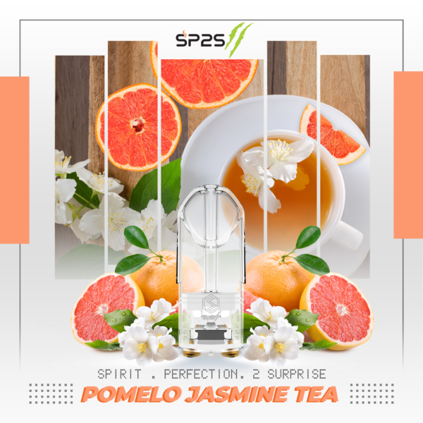 SP2S電子煙【柚子茉莉花茶】SP2S透明煙彈 霧化菸彈 現貨速發